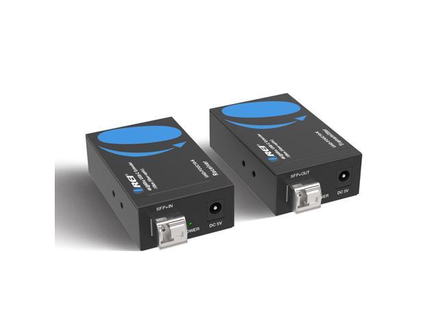 USB-C Extender Over Fiber Optic Balun - ALT Mode UltraHD 4K @ 60Hz 4:4:4 DR, HDR10+, SFP+ - Up to 10 KM in Single Mode - 300M in Multi-Mode