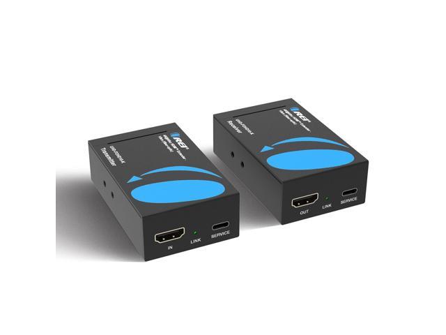 4K HDMI Extender Over Fiber Optic Balun - UltraHD 4K @ 60Hz 4:4:4 DR, HDR10+, SFP+ - Up to 10 KM in Single Mode - 300M in Multi-Mode