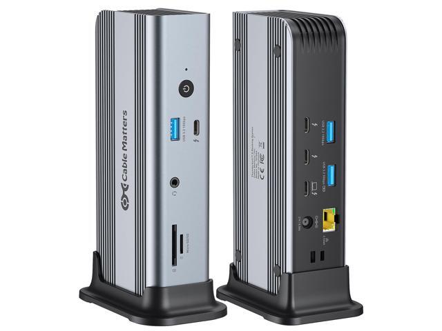 [Intel Certified] 11-in-1 Thunderbolt 5 Dock with Thunderbolt Share, 3X Thunderbolt5 Ports, 2.5GbE, 3X USB 3.2 Ports, up to Triple 4K@144Hz on...