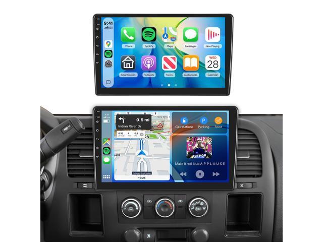 4G+64G Car Radio Stereo for Chevy Silverado 2007-2013 Tahoe GMC Sierra Yukon, 10.1' IPS Touch Screen/Android 15/Wireless CarPlay/Android Auto/DSP.