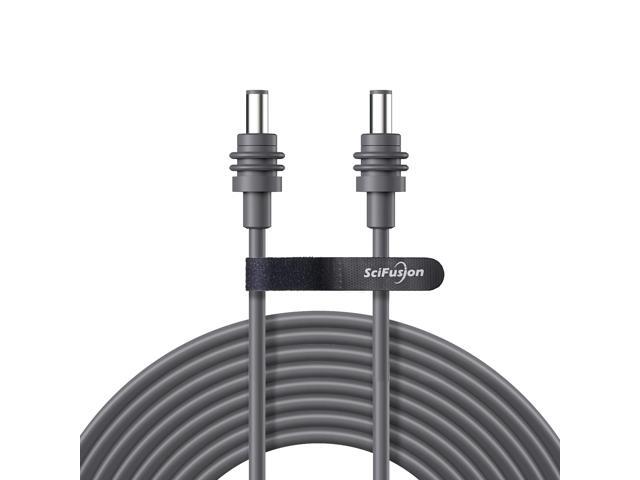 Starlink Mini Power Cable 150FT/46M, DC5521 Male to Male, Waterproof Mating 18AWG Replacement Starlink Mini DC Power Cable