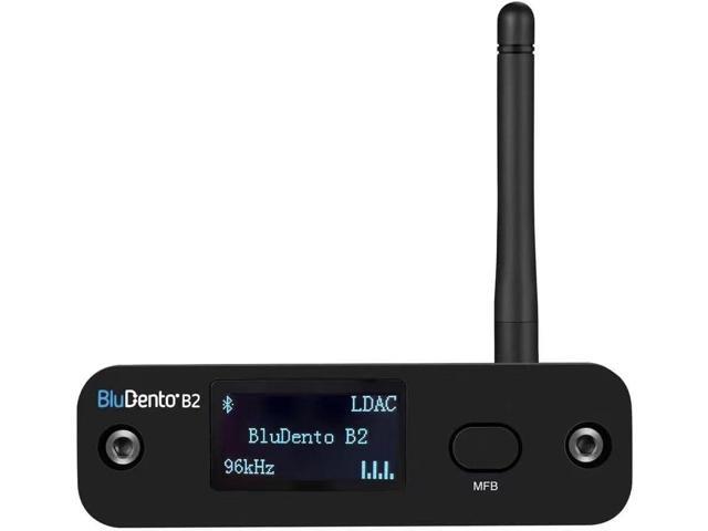B2 LDAC/aptX HD Bluetooth 5.1 Hi-Fi Audio Receiver with ESS DAC, OLED Display, Analog RCA, Digital Optical & Coaxial Outputs, Extended Range for.