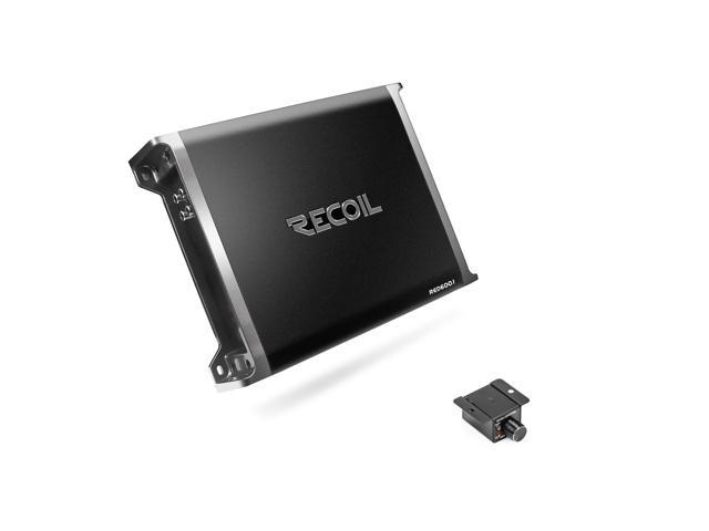 RED600-1 1320 Watts Class-D Car Audio Mono-Block Subwoofer Amplifier, 1 Ohm Stable, Remote Bass Knob Included