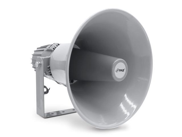 Indoor Outdoor PA Horn Speaker - 12.7 Inch 60 W Compact Loud Sound Megaphone w/ 400Hz-5KHzz Frequency, 16 Ohm, 70V/100V Transformer, Mounting...