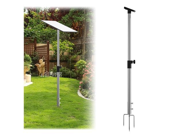 Starlink Gen 3 Pole Mount Kit Heavy Duty 4.6ft Adjustable Ground Stand with 3-Prong Stabilizer Stainless Steel Starlink Mount for High Winds.