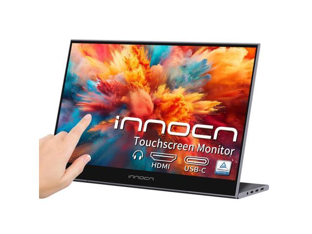 15.6 inch Portable Monitor Touchscreen 1080P HDMI, USB C HDMI for MacBook, Windows, Tablets, Android, Chrome, PS4, Switch, Mini PC 400Nits.