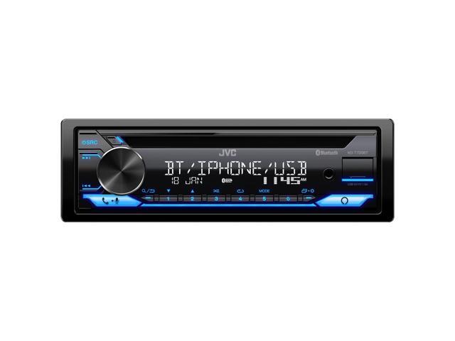 KD-T720BT - CD Car Stereo, Single Din, Bluetooth Audio and Hands Free Calling w External Microphone, CD, MP3, USB, AUX Input AM/FM Radio, High...