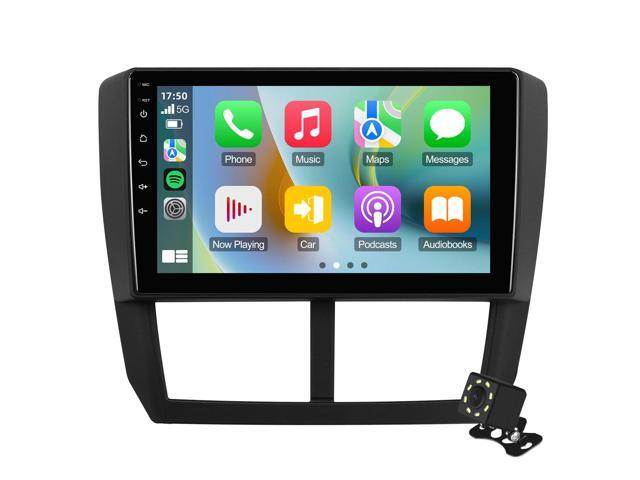 Double Din Car Stereo for Subaru Forester 2008-2012 Impreza 2008-2011 with 9 Inch Touchscreen Radio Built-in Wireless Carplay/Android.