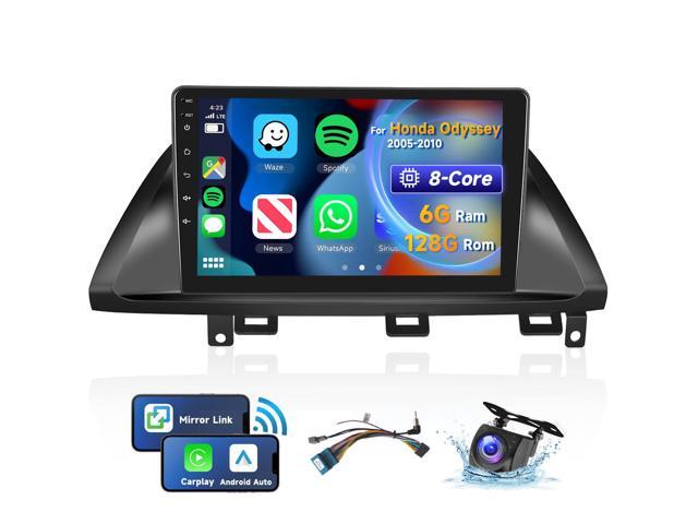 [8 CORE 6G+128G] for Honda Odyssey 2005-2010 Car Radio with Wireless Carplay/Android Auto, 10.1' Android 15 IPS Touch Screen Car Stereo, Bluetooth,.