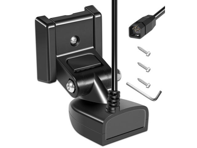 710274-1 XNT 9 HW T Transom Mount Transducer with Temperature Sensor Fits for Humminbird Helix with Dual Spectrum Chirp 2D Sonar, 20Ft Cable Length