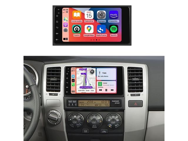 5Ghz WiFi 2G+64G Radio for Toyota 4Runner 2003-2009,for Tundra 2003-2006,for Sequoia 2003-2007 Car Stereo,Wireless CarPlay Android Auto,DSP EQ,7 HD.