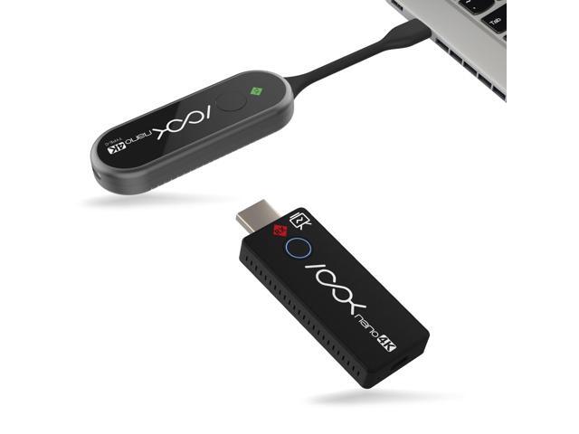 Ask Nano 4K Wireless Presentation Kit,Wireless Screen Sharing USB-C Transmitter & HDMI Receiver for Conference Room & Classroom, Cast Screen...