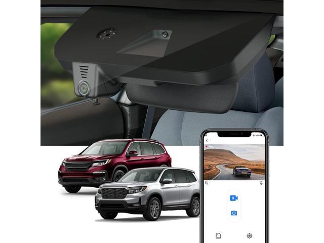 4K Dash Cam Suitable for Honda Pilot 2016-2022 & Passport 2019-2025 Touring EX LX Elite Sport EXL (DZ-0337), OEM Look, UHD 2160P Video, WiFi & APP,...