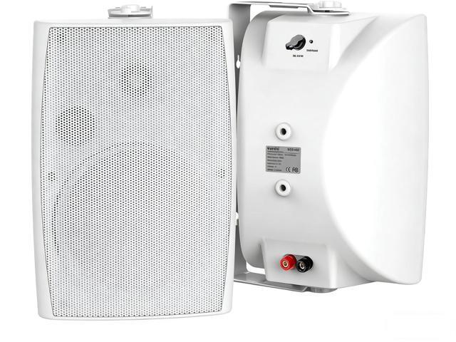 5.25 Inches 300 Watts Outdoor Bluetooth Speakers, Bluetooth 5.3,TWS Stereo Paring,Wall Mount Speaker System Waterproof Suitable for Patio Home...