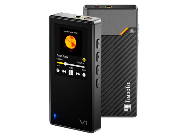 Variations V1 Portable HiFi Music Player,Digital Audio Player with Two Way Bluetooth 5.1. 4.4mm & 3.5mm Headphone Ports +White Back Clip