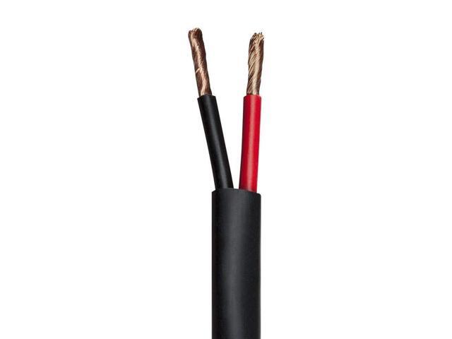 Speaker Wire / Cable - 50 Feet - 12 AWG 2 Conductor CMP-Rated UL Plenum Rated, 100 Percent Pure Bare Copper With Color Coded Conductors - Nimbus...