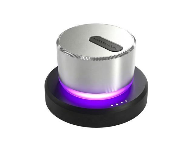 LUMI Record Weight Stabilizer & Turntable Speed Tester 33/45/78RPM Stroboscopic Disc & Light 300g LP Aluminum Weight Clamp 9 LED Color...