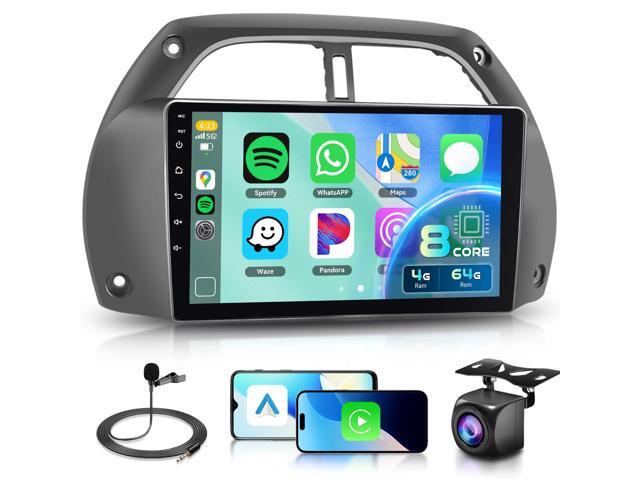 36 EQ 8Core 4G+64G Car Radio Stereo for Toyota RAV4 2001-2006, 9inch IPS Touch Screen/Android 15/Wireless CarPlay/Android Auto/GPS Navigation/5Ghz...