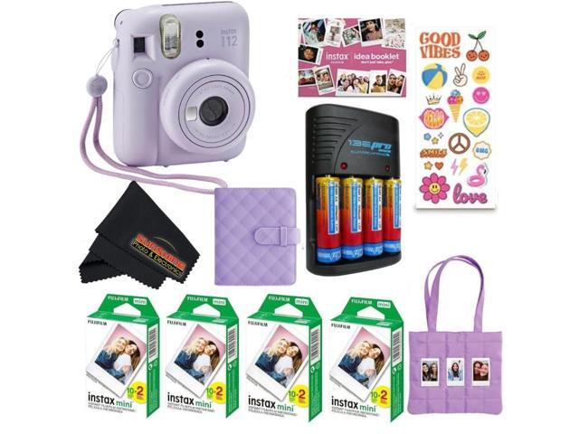 INSTAX MINI 12 Blue Bundle 2025 (80 Sheets, Lilac Purple (Holiday Bundle))