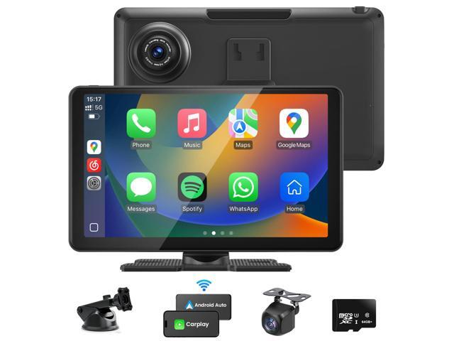 Wireless CarPlay Screen Android Auto for Car, 7' Touch Screen Naivgation Portable Car Stereo CarPlay Bluetooth Mirror Link, Siri, AirPlay, AUX,...