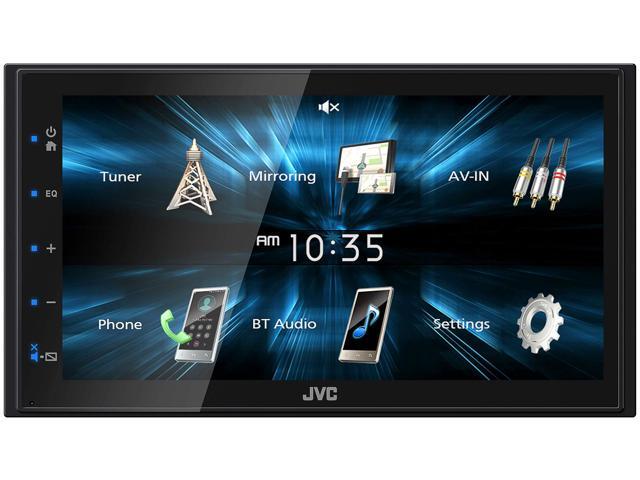 KW-M150BT Bluetooth Car Stereo Receiver with USB Port 6.75' Touchscreen Display - AM/FM Radio - MP3 Player Double DIN 13-Band EQ (Black)