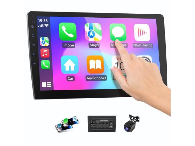 10.1' Wireless Double Din Car Stereo with Bluetooth, Wireless CarPlay and Android Auto, Backup Camera, GPS Navigation, Free APK Download and.