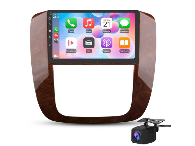 2G+64G Android Car 13 Car Radio for Chevrolet Tahoe Suburban GMC Yukon 2007-2013 with Wireless Carplay Android Auto Bluetooth GPS Backup Camera