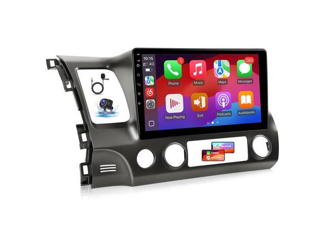 Car Radio for Honda Civic 2006 2007 2008 2009 2010 2011 with Apple Carplay Android Auto 2+32GB 10.1' Touch Screen Stereo for Honda Civic with.