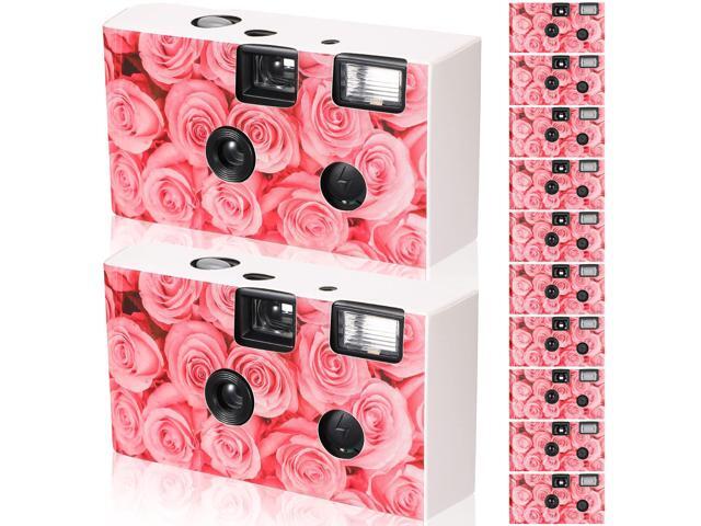 12 Pack Disposable Cameras Bulk for Wedding 35 mm Single Use Film Cameras with Flash for Wedding Reception Guests, Baby Shower, Bridal Shower,...
