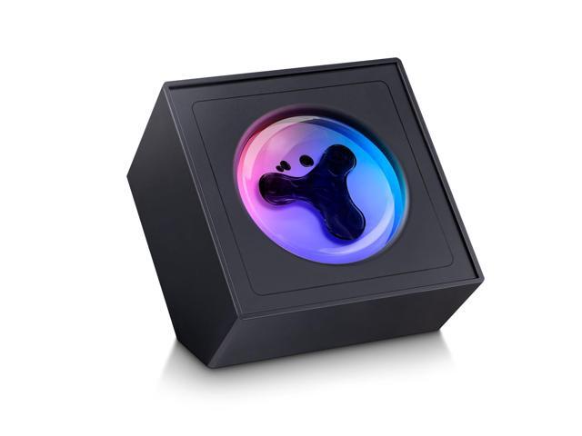 Ferrofluid Music Visualizer, Dancing Sound Sensitive,Ferrofluid Speaker Music Mate, Decorative RGB Light Ferrofluid Display Desk Toy for Table,...