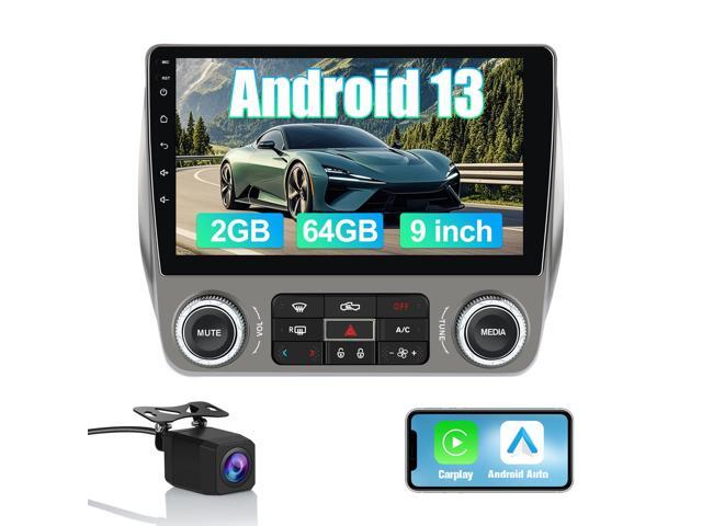 4Core 64GB Android Car Stereo for Chevy Camaro 2010-2015, 9 inch Touchscreen Radio with Wireless CarPlay Android Auto, DSP, GPS Navigation,...
