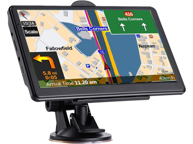 GPS Navigation for Car, Latest 2026 Map,7 inch Touch Screen Real Voice Spoken Turn-by-Turn Direction Reminding Navigation System for Cars, Vehicle...