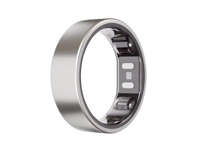 Smart Ring for Women or Men - Matte Silver, Size 6 Fitness Ring - The Next Generation of Wearable Technology - Fitness and Sleep Tracker - Monitors.