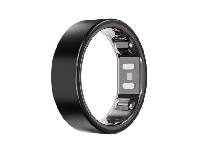 Smart Ring for Women or Men - Matte Black, Size 8 Fitness Ring - The Next Generation of Wearable Technology - Fitness and Sleep Tracker - Monitors.