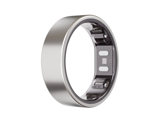 Smart Ring for Women or Men - Matte Silver, Size 8 Fitness Ring - The Next Generation of Wearable Technology - Fitness and Sleep Tracker - Monitors...
