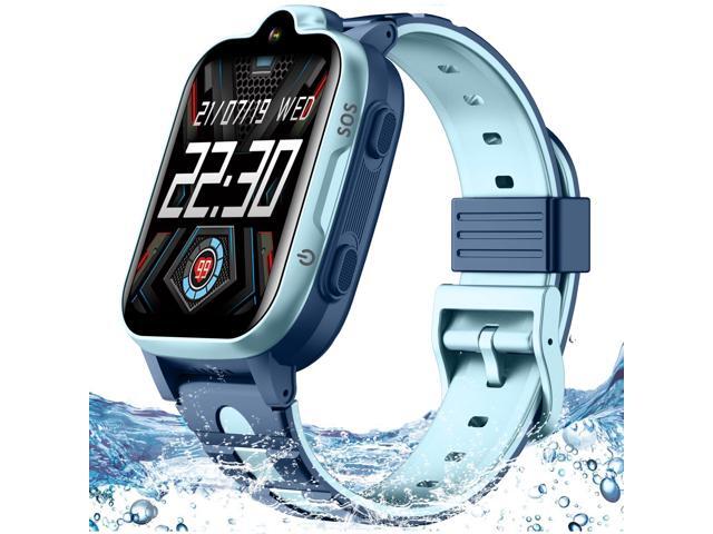 4G GPS Smart Watch for Kids with Calling Whatsapp Line Facebook TikTok Tracker Phone Watch Video Call SOS Alarm Voice Chat Message Real-Time.
