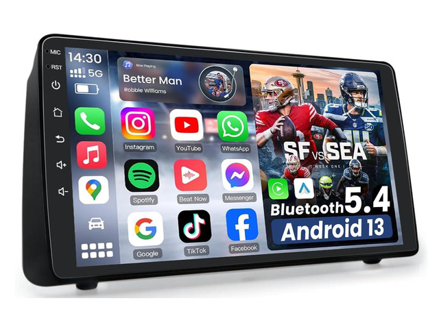 [4G+64G] Car Radio Stereo for Dodge Grand Caravan 2011-2020: Upgrade 1280 * 800 HD Touch Screen with Bluetooth 5.4/32 EQ/1080p Backup...