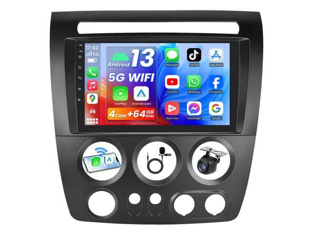 4 + 64GB Android 15 Car Radio for Hummer H3 2005-2010: 9-Inch 1280 * 800P HD IPS Touch Screen Wireless CarPlay Android Auto 5G Wi-Fi Bluetooth 5.0.