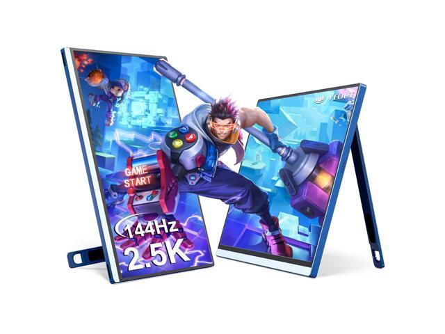 144Hz Portable Gaming Monitor for PS5/ Xbox/Switch - V1Pro (Blue), 2.5K 2560 * 1600 IPS 16-inch Travel Display with FreeSync, Dual USB-C & Mini...
