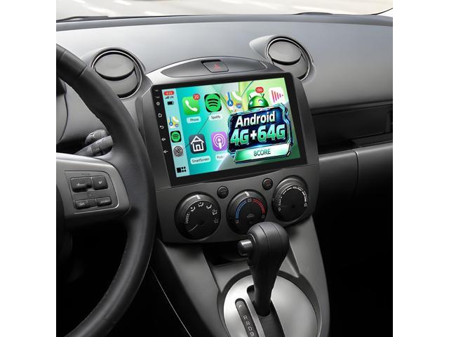 5Ghz WiFi 8Core 4G+64G Android 15 Car Radio for Mazda 2 2007-2014 Car Stereo with Wireless Carplay Android Auto, 9 Inch HD Touchscreen with GPS...
