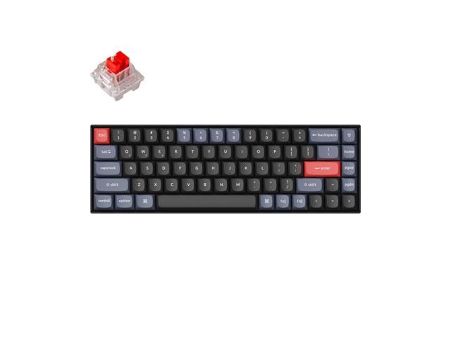 K6 Pro Wireless Custom Mechanical Keyboard, QMK/Launcher Programmable Macro, Hot-Swappable K Pro Red Switch Keyboard, 65% Layout RGB Backlit Office...