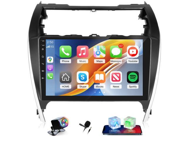 Android Radio for Toyota Camry 2012 2013 2014: 10.1 inch Touch Screen Aftermarket Stereo with Wireless Carplay and Android Auto, 5G/WiFi, DSP/EQ,.