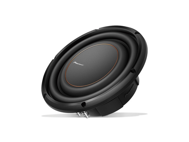 D-Series TS-D10LS4 10 High Performance Subwoofer 1200W Max, Shallow-Mount Design, 4 Ohm Voice Coil, Deep Bass in Tight Spaces, Compact, Slim,...