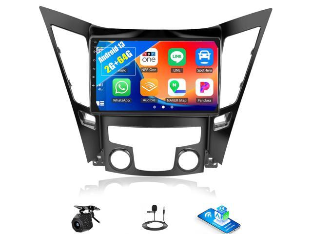 Android Car Stereo for Hyundai Sonata 2010-2015 2G+64G with Carplay Android Auto Mirror Link 9 inch Touchscreen with GPS Navigation WiFi 26UI...
