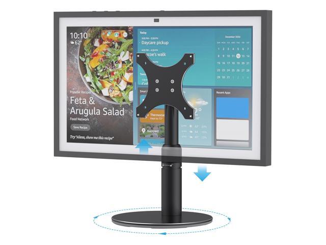Riser Stand for Echo Show 21, Show 15 (All Generations), Adjustable Height with Swivel and Tilt, Aluminum Holder Stand for Show 21, Sturdy Non-Slip...