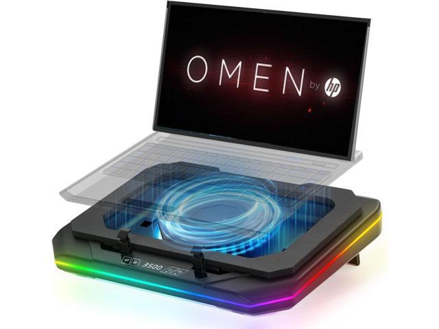 Cooling Pad for HP Omen 17 16 15 15t Transcend 14 16 MAX 16 Victus 15 16 Pavilion 14-17 inch Gaming Laptop,with Ultra Powerful Booster Turbo Fan,6.