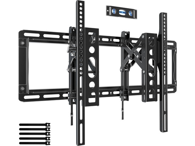 Advanced Full Motion TV Mount for 32-90 Inch TVs, Tilt TV Wall Mount with Extension, Swivel, Slide and Level, Wall Mount tv Bracket - Max VESA...