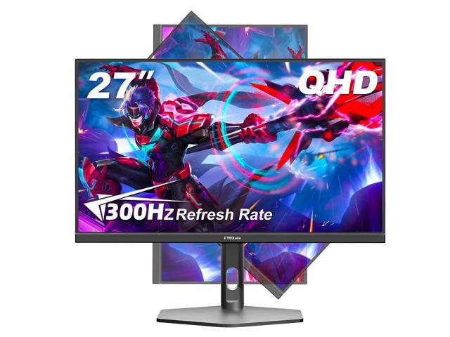 27 inch Gaming Monitor 300Hz, QHD 1440P, 0.8ms Frameless, Ultra Slim Computer Monitor, Height/Pivot/Swivel/Tilt Adjustable Vertical Monitor,...