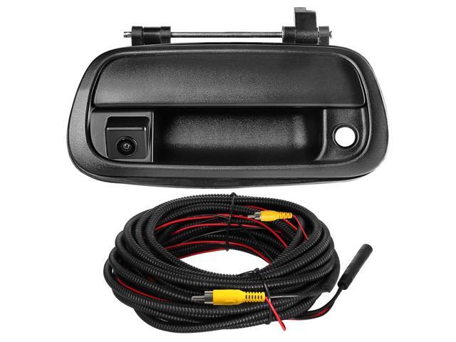 Tailgate Handle Backup Camera for Toyota Tundra 2000-2006 Reversing Camera Tailgate Liftgate Latch Handle Rear View Reverse Camera RCA Connector...