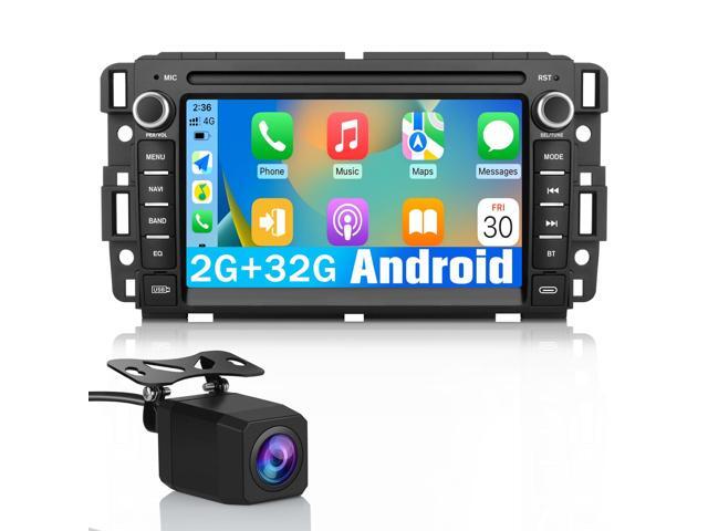 Car Radio for Chevrolet Chevy Silverado GMC Sierra Yukon 2007-2013 Android 13 GPS Navigation 2GB+32GB with 7 inch Touch Screen CarPlay Android Auto.